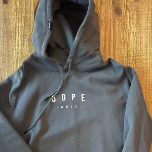 DOPE MMIX Hoodie – Dark Grey Streetwear Pullover – Made in Portugal – Size M